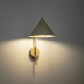 LAMPAMI - beżowa lampa kinkiet ścienny, lampka nad łóżko, kinkiet ścienny na wysięgniku, elegancki kinkiet ścienny, kinkiet do czytania, kinkiet do sypialni, lampa ścienna do salonu, kinkiet na przedpokój CONO SABIA