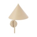 LAMPAMI - beżowa lampa kinkiet ścienny, lampka nad łóżko, kinkiet ścienny na wysięgniku, elegancki kinkiet ścienny, kinkiet do czytania, kinkiet do sypialni, lampa ścienna do salonu, kinkiet na przedpokój CONO SABIA