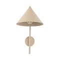 LAMPAMI - beżowa lampa kinkiet ścienny, lampka nad łóżko, kinkiet ścienny na wysięgniku, elegancki kinkiet ścienny, kinkiet do czytania, kinkiet do sypialni, lampa ścienna do salonu, kinkiet na przedpokój CONO SABIA