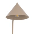 LAMPAMI - lampka nocna stojąca do sypialni, beżowa lampa stojąca metalowa, lampa do salonu na komodę, mała lampka nocna do sypialni, beżowa lampka nocna, lampa do pokoju stojąca CONO SABIA