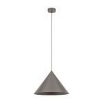 Lampa wisząca nad stół do jadalni długa 160 cm 1xE27 CONO L NEW BROWN