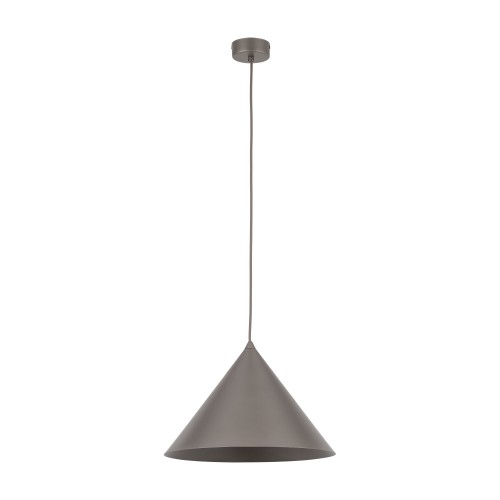 LAMPAMI - lampa wisząca nad stół do jadalni, lampa wisząca metalowa, lampa do kuchni, lampa do jadalni, oświetlenie nad stół w salonie, lampa nad wyspę, lampa wisząca loftowa CONO L NEW BROWN