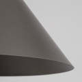 LAMPAMI - lampa wisząca nad stół do jadalni, lampa wisząca metalowa, lampa do kuchni, lampa do jadalni, oświetlenie nad stół w salonie, lampa nad wyspę, lampa wisząca loftowa CONO L NEW BROWN