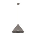 LAMPAMI - lampa wisząca nad stół do jadalni, lampa wisząca metalowa, lampa do kuchni, lampa do jadalni, oświetlenie nad stół w salonie, lampa nad wyspę, lampa wisząca loftowa CONO L NEW BROWN