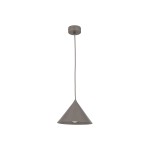 Lampa wisząca pojedyncza długa 155 cm 1xE27 CONO S NEW BROWN