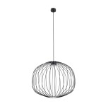  Lampa wisząca czarna nowoczesna 184 cm 1xGX53 SPHERA M BLACK