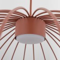 LAMPAMI - lampa wisząca metalowa, nowoczesna lampa do salonu, lampa do sypialni, lampa na korytarz, lampa nad schody, metalowa lampa, lampa wisząca pojedyncza długa SPHERA M BRICK