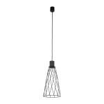 Lampa wisząca czarna nowoczesna 180 cm 1xE27 MODESTO BLACK