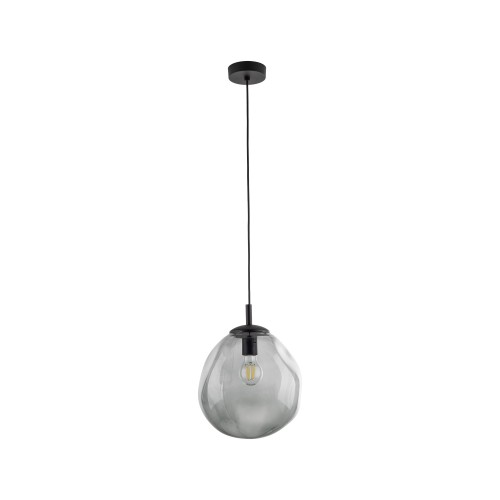 LAMPAMI - lampa wisząca pojedyncza,  lampa wisząca czarna nowoczesna, lampa wisząca do sypialni, lampa wisząca do salonu, lampa wisząca dekoracyjna SOL MINI NEW GRAPHITE