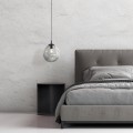 LAMPAMI - lampa wisząca pojedyncza,  lampa wisząca czarna nowoczesna, lampa wisząca do sypialni, lampa wisząca do salonu, lampa wisząca dekoracyjna SOL MINI NEW GRAPHITE