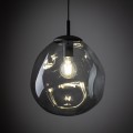 LAMPAMI - lampa wisząca pojedyncza,  lampa wisząca czarna nowoczesna, lampa wisząca do sypialni, lampa wisząca do salonu, lampa wisząca dekoracyjna SOL MINI NEW GRAPHITE