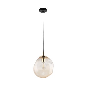 Lampa wisząca pojedyncza 175 cm 1xE27 SOL MINI NEW BURSZTYN 