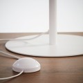 LAMPAMI - lniana lampa stojąca podłogowa do salonu, lampa do sypialni, wysoka lampa podłogowa, biała lampa nocna, lampa stojąca w stylu boho LINOBIANCO