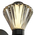 LAMPAMI - lampa kinkiet na ścianę ledowy, kinkiet ścienny do sypialni, kinkiet ścienny do salonu, kinkiet na przedpokój, lampa ścienna bursztynowa Kinkiet Padre 8W LED