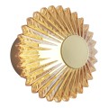 LAMPAMI - kinkiet sufitowy ledowy, lampa na korytarz złota, lampa na korytarz, lampa nad łóżko, kinkiet ledowy do salonu, lampa na ścianę, lampa na sufit,  lampa kinkiet sufitowy Padre Gold 6W LED