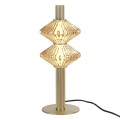 LAMPAMI - lampka nocna stojąca led złota,  lampa ledowa stojąca design, lampa nocna, lampa nocna ozdobna, oświetlenie sypialni, lampka nocna Padre Gold 9W LED
