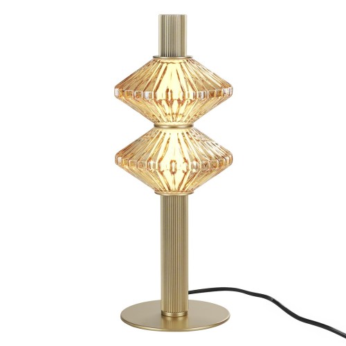 LAMPAMI - lampka nocna stojąca led złota,  lampa ledowa stojąca design, lampa nocna, lampa nocna ozdobna, oświetlenie sypialni, lampka nocna Padre Gold 9W LED