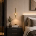 LAMPAMI - lampa wisząca pojedyncza ledowa, lampa nastrojowa, lampa wisząca złota, lampa do sypialni glamour, lampa ledowa do pokoju, lampa ledowa do salonu, lampa nad stół do jadalni Padre Gold 7W LED