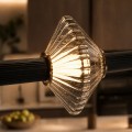 LAMPAMI - żyrandol ledowy do salonu, nowoczesny żyrandol do salonu czarny, lampa ledowa, nowoczesna lampa do salonu, lampa nad stół do jadalni, lampa wisząca nad stół, lampa nad wyspę Padre 18W LED