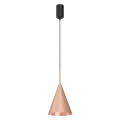 LAMPAMI - Lampa wisząca pojedyncza miedziana, miedziana lampa wisząca, pojedyncza lampa do kuchni, lampa do sypialni, lampa do jadalni nad stół, lampa nad wyspę, lampa pojedyncza sufitowa wisząca CAPITAL MIEDZIANY