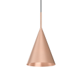 LAMPAMI - Lampa wisząca pojedyncza miedziana, miedziana lampa wisząca, pojedyncza lampa do kuchni, lampa do sypialni, lampa do jadalni nad stół, lampa nad wyspę, lampa pojedyncza sufitowa wisząca CAPITAL MIEDZIANY