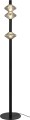 LAMPAMI - lampa ledowa stojąca podłogowa czarna, nowoczesna lampa do pokoju, lampa podłogowa ledowa dekoracyjna, czarna lampa podłogowa Padre 19W LED