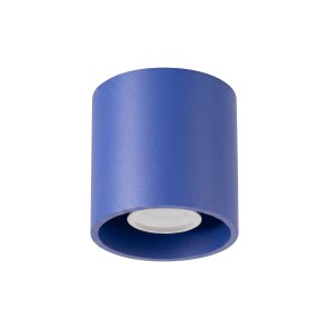 Tuba lampa sufitowa niebieska lampa punktowa 1xGU10 ORBIS 1 ultramaryna