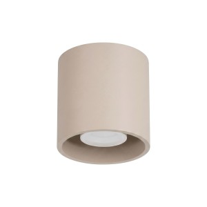 Tuba lampa sufitowa beżowa lampa punktowa 1xGU10 ORBIS 1 taupe
