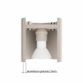 LAMPAMI - tuba lampa sufitowa beżowa,  lampa punktowa, lampa na sufit, oświetlenie do kuchni sufitowe, oświetlenie na przedpokój, lampa sufitowa na klatkę schodową, lampa sufitowa krótka, oprawa sufitowa natynkowa ORBIS 1 taupe sollux