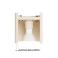 LAMPAMI - tuba lampa sufitowa kaszmirowa,  lampa punktowa, lampa do kuchni, lampa na korytarz, lampa do garderoby, kaszmirowa lampa na sufit, oprawa sufitowa natynkowa, lampa przysufitowa, tuba sufitowa ORBIS 1 sollux