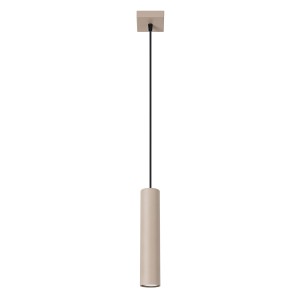 Beżowa lampa wisząca tuba 1xGU10 LAGOS 1 taupe