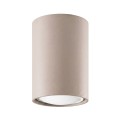 LAMPAMI - tuba lampa sufitowa, lampa punktowa, lampa przysufitowa, mały plafon sufitowy, tuba sufitowa, lampa na sufit, lampa do kuchni, lampa na korytarz, beżowa lampa plafon LAGOS 10 taupe sollux