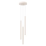Lampa wisząca kaszmirowa tuby sufitowe ryflowane 120 cm 3xG9 ARCHE 3P