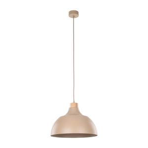 Lampa do kuchni, jadalni, nad stół beżowa wisząca długa 170 cm 1xE27 CAP SABIA