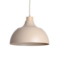 LAMPAMI - lampa do kuchni, lampa do jadalni nad stół wisząca, lampa nad stół, lampa wisząca długa, lampa metalowa z drewnem, lampa wisząca pojedyncza, beżowa lampa CAP SABIA