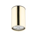 LAMPAMI - tuba sufitowa, lampa punktowa sufitowa, lampa pojedyncza złota, lampa na sufit, oprawa sufitowa natynkowa, oświetlenie do kuchni sufitowe, lampa na korytarz, tuba lampa sufitowa, oświetlenie na sufit podwieszany TOP GOLD