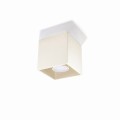 LAMPAMI - lampa na sufit, plafon sufitowy, mała lampa sufitowa, oświetlenie do kuchni sufitowe, oświetlenie na przedpokój, lampa sufitowa na klatkę schodową, lampa przysufitowa, oprawa natynkowa sufitowa QUAD 1 sollux