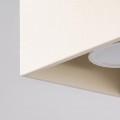 LAMPAMI - lampa na sufit, plafon sufitowy, mała lampa sufitowa, oświetlenie do kuchni sufitowe, oświetlenie na przedpokój, lampa sufitowa na klatkę schodową, lampa przysufitowa, oprawa natynkowa sufitowa QUAD 1 sollux