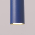 LAMPAMI - niebieska lampa wisząca, tuba sufitowa pojedyncza, lampa wisząca tuba, lampa wisząca pojedyncza, lampa punktowa,  lampa nad wyspę, lampa do kuchni, tuba lampa sufitowa LAGOS 1 ultramaryna sollux
