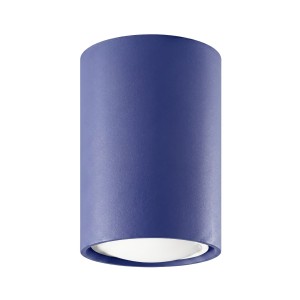 Lampa na sufit oprawa natynkowa sufitowa niebieska 1xGU10 LAGOS 10 ultramaryna