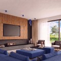 LAMPAMI - lampa na sufit, oprawa natynkowa sufitowa niebieska, lampa przysufitowa do kuchni, lampa sufitowa pojedyncza, oprawa sufitowa, tuba sufitowa metalowa LAGOS 10 ultramaryna sollux
