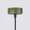LAMPAMI - lampa wisząca tuba pojedyncza, lampa wisząca ryflowana, tuba sufitowa wisząca, lampa wisząca punktowa, lampa nad wyspę, lampa nad barek, lampa nowoczesna, światło punktowe ARCHE 1 zielona oliwka sollux