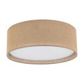 LAMPAMI - plafon sufitowy, lampa przysufitowa do sypialni, lampa na sufit, lampa sufitowa, lampa do kuchni, przytulna lampa do sypialni, beżowa lampa sufitowa JUTA