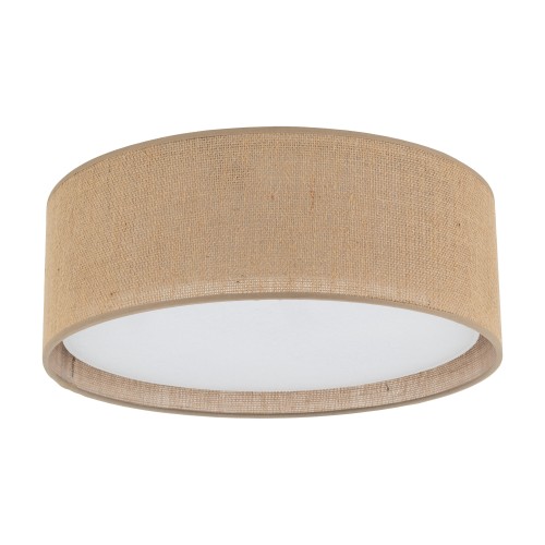 LAMPAMI - plafon sufitowy, lampa przysufitowa do sypialni, lampa na sufit, lampa sufitowa, lampa do kuchni, przytulna lampa do sypialni, beżowa lampa sufitowa JUTA