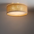 LAMPAMI - plafon sufitowy, lampa przysufitowa do sypialni, lampa na sufit, lampa sufitowa, lampa do kuchni, przytulna lampa do sypialni, beżowa lampa sufitowa JUTA