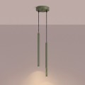 Lampa wisząca ARCHE 2P zielona oliwka