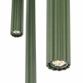 LAMPAMI - lampa wisząca zielona oliwka, tuby sufitowe, lampa nad wyspę, lampa nad stół do jadalni, lampa 3 punktowa, lampa do kuchni, lampa nowoczesna wisząca ARCHE 3P zielona oliwka sollux