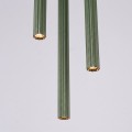 LAMPAMI - lampa wisząca zielona oliwka, tuby sufitowe, lampa nad wyspę, lampa nad stół do jadalni, lampa 3 punktowa, lampa do kuchni, lampa nowoczesna wisząca ARCHE 3P zielona oliwka sollux