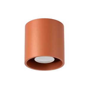 Tuba lampa sufitowa lampa punktowa 1xGU10 ORBIS 1 ochra czerwona