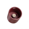 LAMPAMI - tuba lampa sufitowa, lampa punktowa sufitowa, oświetlenie do kuchni sufitowe, oświetlenie na przedpokój, lampa sufitowa plafon, oprawa sufitowa natynkowa, plafon sufitowy ORBIS 1 burgund sollux